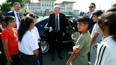 Erdoğan, Adıyamanlı Çocuklarla Buluştu